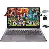 Lenovo Chromebook Flagship 15.6" FHD Laptop Computer for Business Student, Intel Celeron N4500, 4GB RAM, 320GB Storage (64GB eMMC+ 256GB Card), WiFi 6, Long Battery, Chrome OS +MarxsolAccessory
