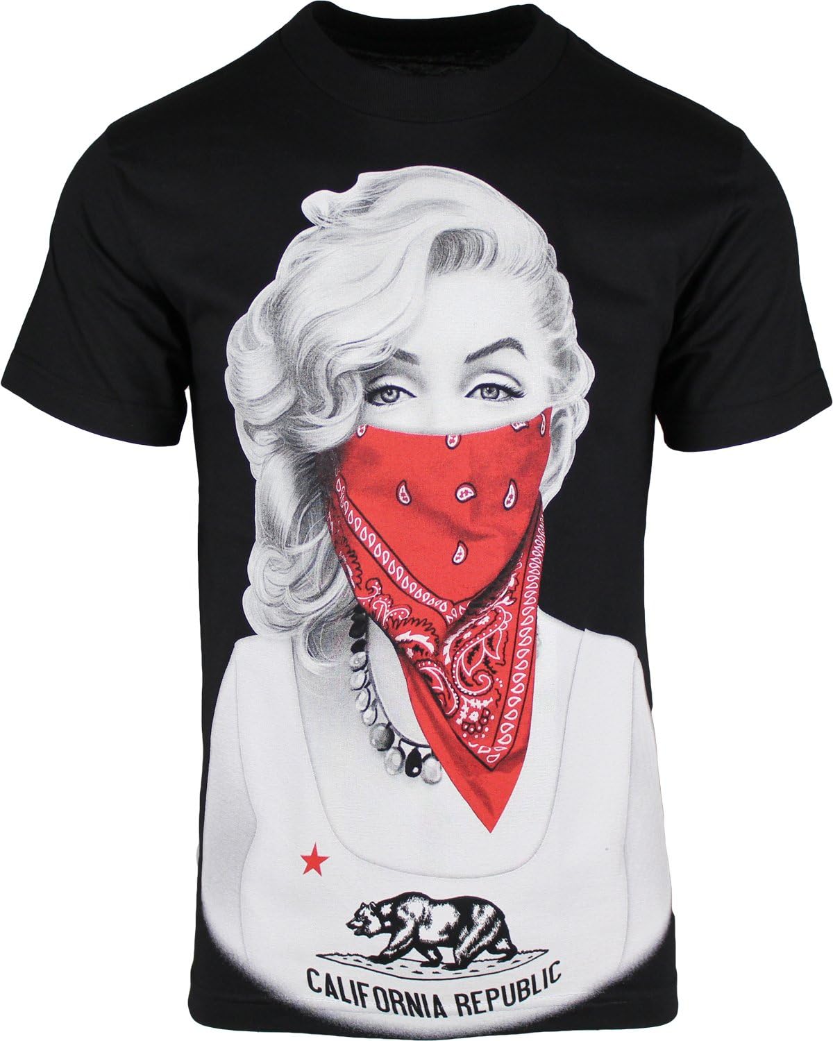 California Republic Sexy Bandana Girl Mens Shirts