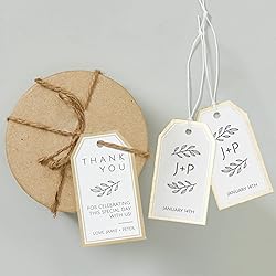 Avery Tags with Metallic Gold Borders and