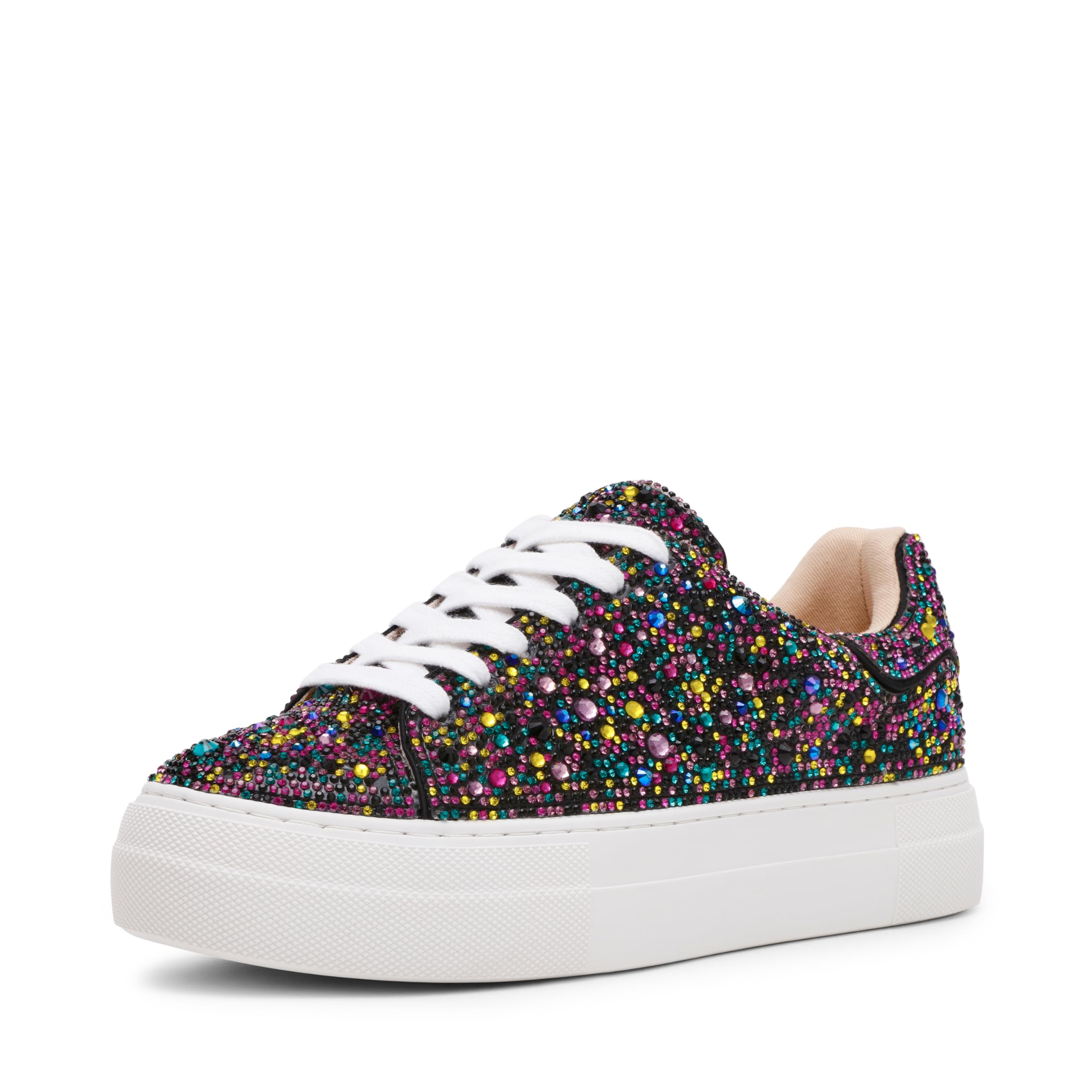 Betsey Johnson Women’s SB-Sidny Sneaker, Black Multi, 11