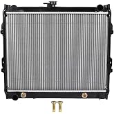ITOPUP 945 Radiator Compatible With For Toyota 4Runner Pickup 2.4L | 1992-1995 for Toyota 4Runner 2.4L 1984-1995 for Toyota Pickup 2.4L |Aluminum Car Radiator