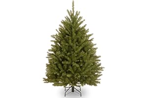 National Tree Company Artificial Mini Christmas Tree, Green, Dunhill Fir, Includes Stand, 4.5 Feet