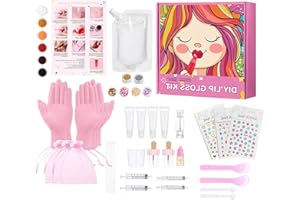 Handcraft Lip Gloss Kits Beauty Toy Creating Your Own Set for Girls and Tweens Fun Craft Activity Toy Safe Kits