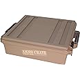 MTM ACR5-72 Ammo Crate Utility Box, Ammo, survival or hunting gear storage, O-Ring seal for water resistant dry storage, Double padlock tapped for security, Carries 85lbs of gear