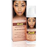 LightenUp Plus Brightening Gel with Pump - 1Fl oz / 30ml - With Coconut Oil and Alpha Arbutin