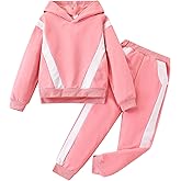 Arlubiya 4-8T Girls Clothes Letter Print Tie Dye Hooded Long Sleeved Top +Tie Dye Long Pants Outfits Set