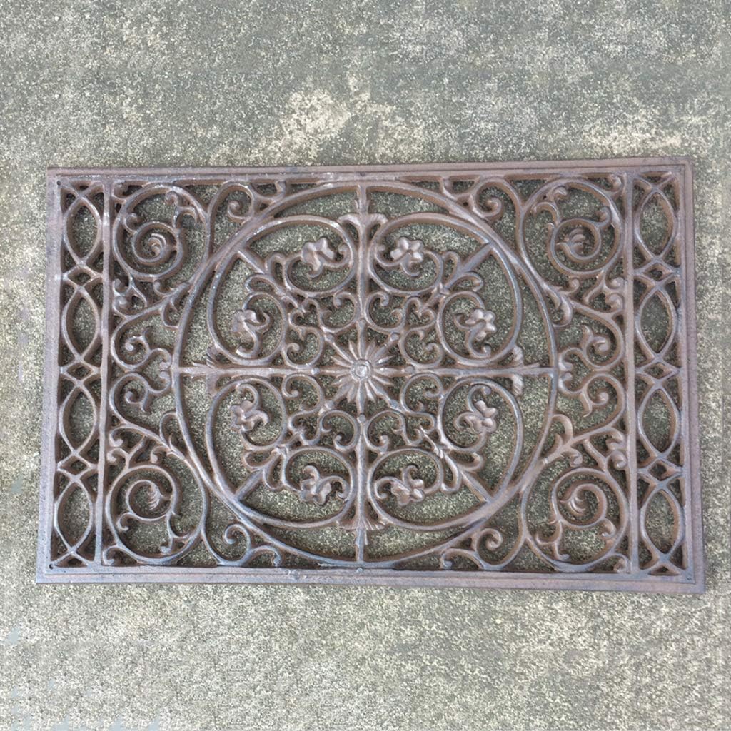 MXD European and American Village Vintage Cast Iron Mat Door Mat Mat