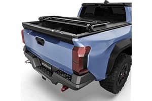 HONISTAR Soft Tri-fold Tonneau Cover Fit for Toyota Tacoma 2024 2025 with Track Rail System, Fleetside 5 Ft Bed (Excl. Trail)