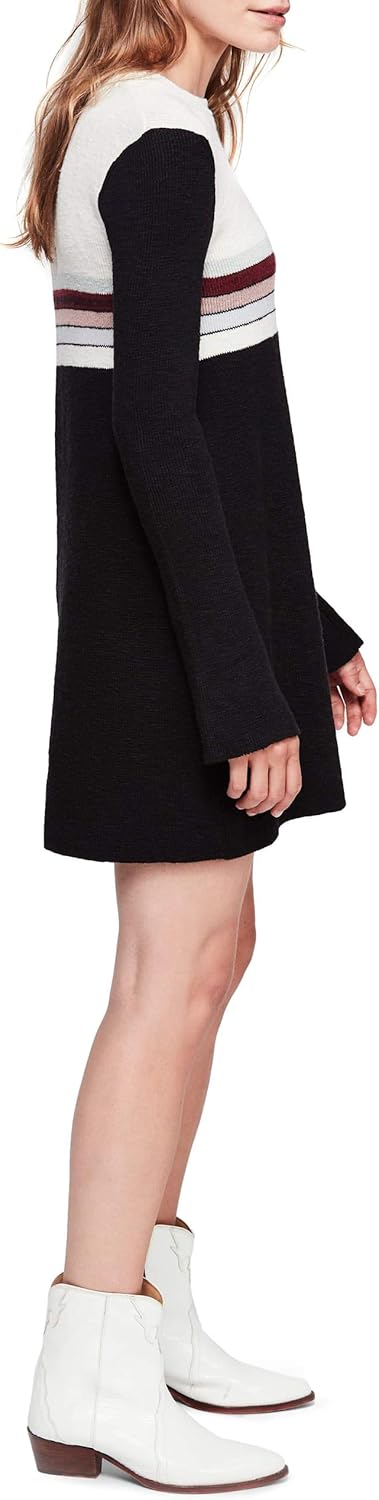 free people colorblock sweater dress