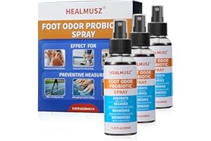 HEALMUSZ Athletes Foot Treatment Spray,Foot Fungus Treatment - Fast-Acting Relief for Foot Odor,Itch,Blisters & Peeling,Gentle & Effective.