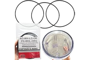Captain O-Ring – Replacement AO-WH-LG-OR O-Rings for AO Smith AO-WH-PREL, PS-WHL-H (PS-WHL-ORG) Whole House Water Filter Housing (3 Pack)