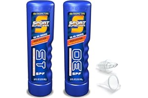 GoPong Sport Bottle Sunscreen Flask 2 Pack (16 oz Total) - Hidden Alcohol Travel Flasks - Secret Liquor Containers for Beaches, Cruises, and Sports Events – Includes Funnel & Spout