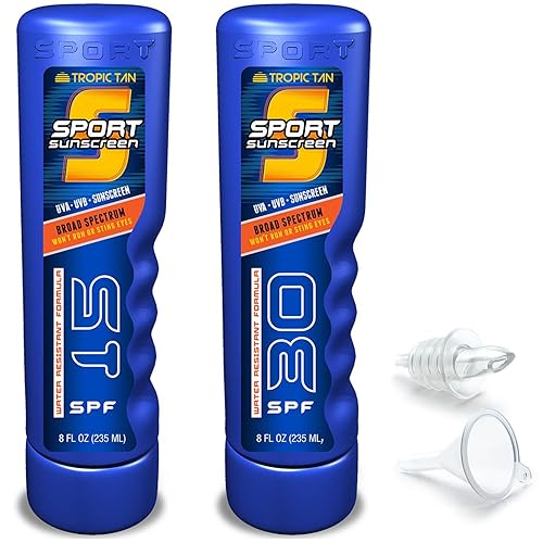 GoPong Sport Bottle Sunscreen Flask Pack (16 oz Total) Hidden