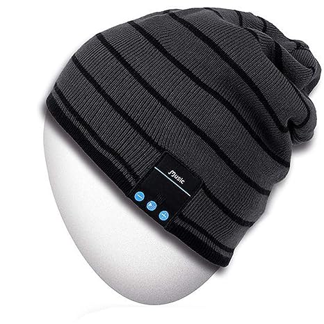 Mydeal drahtlose Bluetooth-Hut-Kappe fÃ¼r MÃ¤nner Frauen mit Stereo-KopfhÃ¶rer Lautsprecher HÃ¤nde frei Iphone Android Handys