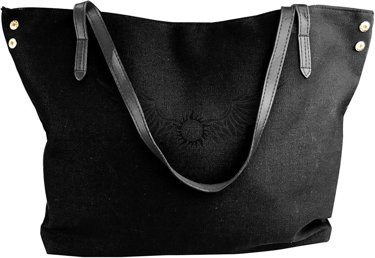 Big Discount Supernatural Women S Canvas Shoulder Bag Portable Big Tote Handbag Work Bag Clothing Save Up To 50 Okcriativo Com Br