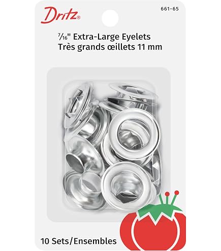 Amazon.com: Dritz Extra-Large Eyelets, 7/16-Inch, 10 Count, Nickel