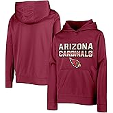 Outerstuff NFL Kids Youth 4-20 Official Team Color Borderline Performance Primary Logo Long Sleeve Pullover Hoodie