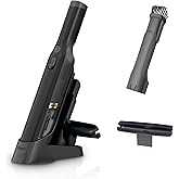 Shark WANDVAC Cordless Hand Vac, Lightweight, Versatile and Portable at 1.4 lbs., Powerful Suction for Pet Hair, Charging Dock, One-Touch Empty for Car & Home, Duster Crevice Tool, Black, WV201BK