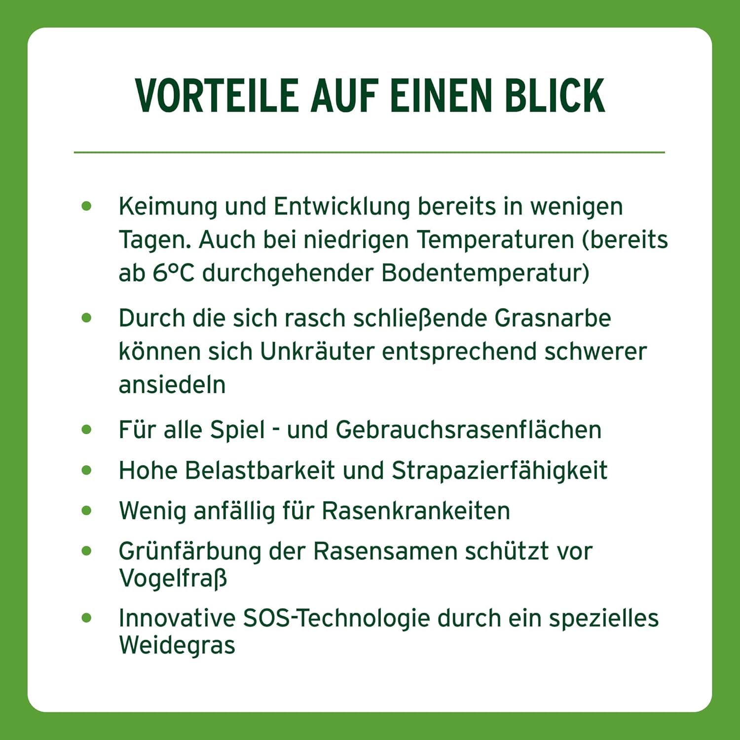 Substral Rasensamen Sport und Spiel, 2kg für 100m² - strapazierfähige Rasensaat-Mischung mit Grünfärbung gegen Vogelfraß 5