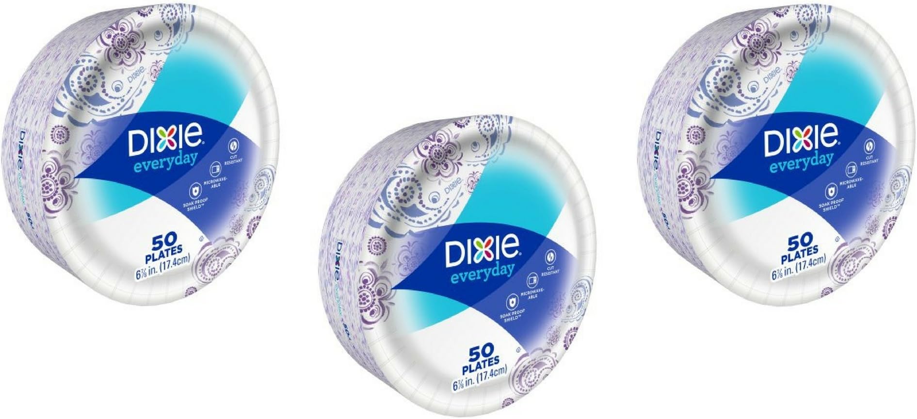 Dixie Heavy Duty Paper Plates (6.875 inch 50 count) (3)