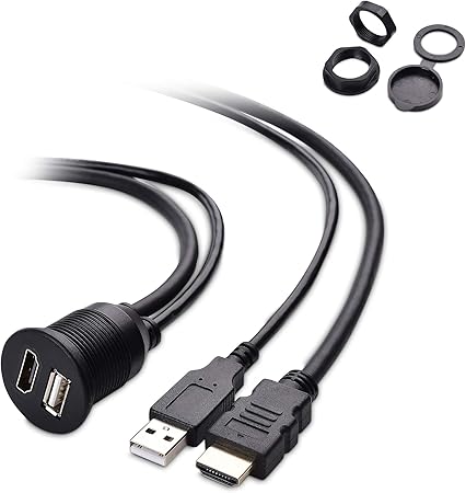 Amazon Com Cable Matters Car Stereo Hdmi And Usb Port Extender