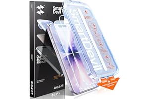 SMARTDEVIL 2 Pack for iPhone 17 Screen Protector, 9H+ Aluminosilicate Glass, HD Clarity & High Touch Sensitivity, Easy Instal