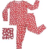 Little Worldz by Strasburg Children Soft Viscose from Bamboo Toddler Pajamas – 2-Piece Snug-Fit Pajama Set for Boys & Girls