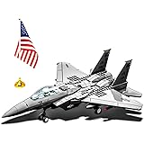 Fuerzon F-15 アメリカ軍 イーグルファイター ミリタリー ブロック カスタムキット 国旗付き 説明書付属 箱付き アーミー カスタムパーツ
