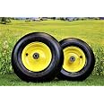Antego 22x9.50-10 Lawn & Garden Mower Tires & Wheels – 4 Ply Turf Tires, Set Of 2