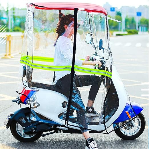 Motor Scooter Umbrella Mobility Sun Shade Rain Cover Waterproof,Widened