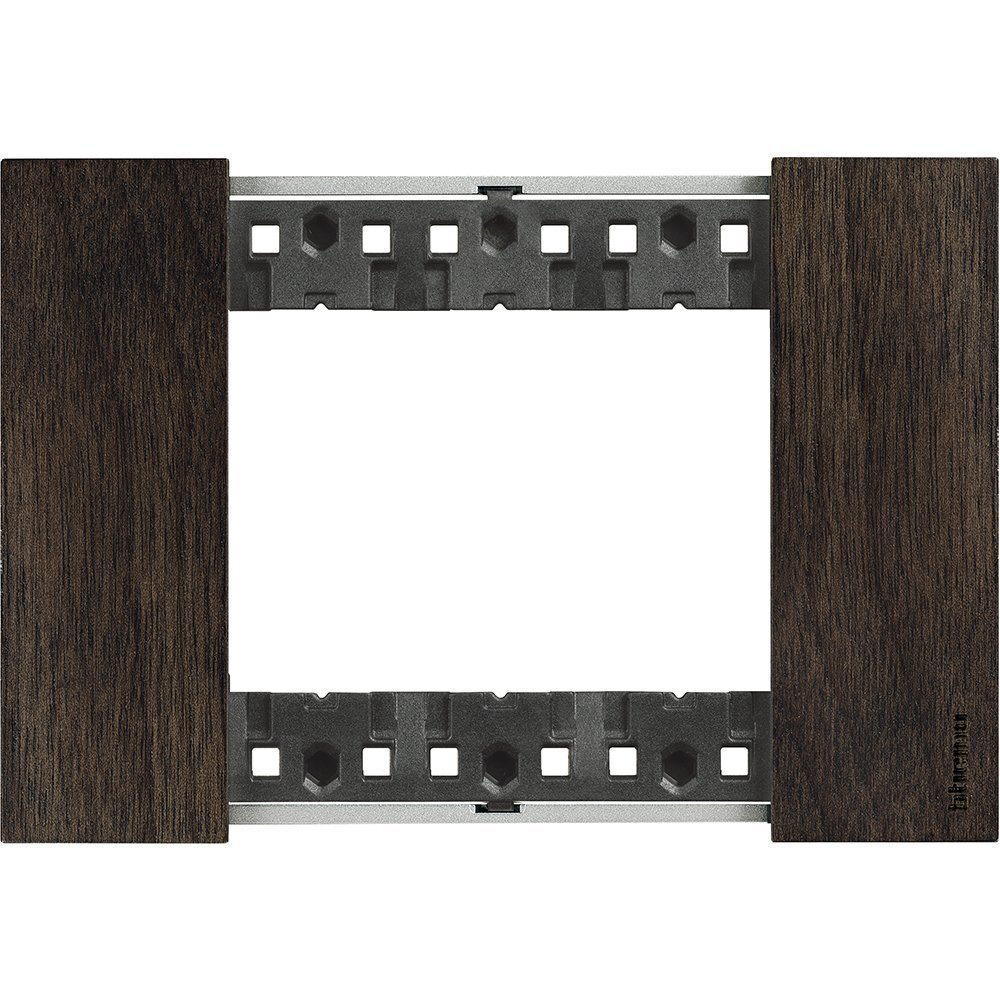 Bticino KA4803LG Living Now Wall Plate 3 Modules Walnut 127 x 50 x 10 cm