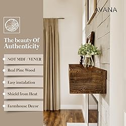 Avana Fireplace Mantel - Wall-Mounted Mantles for