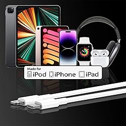 2Pack for iPhone14/13/12 Fast Charger Cable 6ft