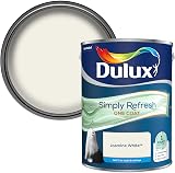 Dulux Simply Refresh One Coat Matt Emulsion Paint Jasmine White 5L