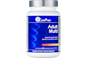 CanPrev Adult Multi, 60 V-Caps 30-Day Supply - Non-GMO and Gluten-Free - High-Potency Multivitamin and Multi-Mineral Formula 