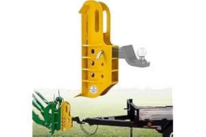 OTRUZPV Skid Steer Hitch Attachments - Fits Tractors & SkidSteers with Universal Quick Attach Plate - Fits 2" Receiver Tubes 