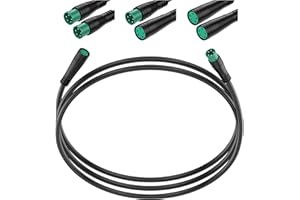 baluoqi Extend Cable with Julet Plug 2Pin/3Pin/4Pin/5Pin Female-Male,Female-Female, Male-Male Connectors for Electric Light/Throttle/Ebrake/Display Ebike Parts Extend Wire