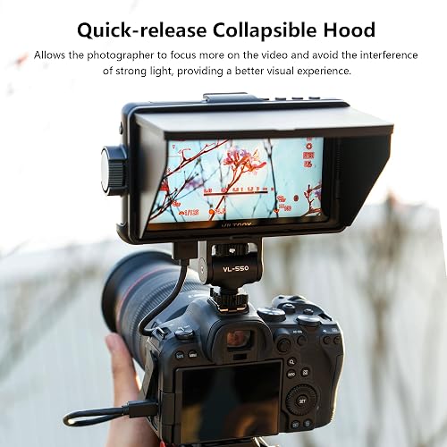 thumbnail image 2 of VILTROX DC-550 PRO 5.5 Inch 1200Nit DSLR HD Director Video Monitor With Touch-Screen 2 of 6