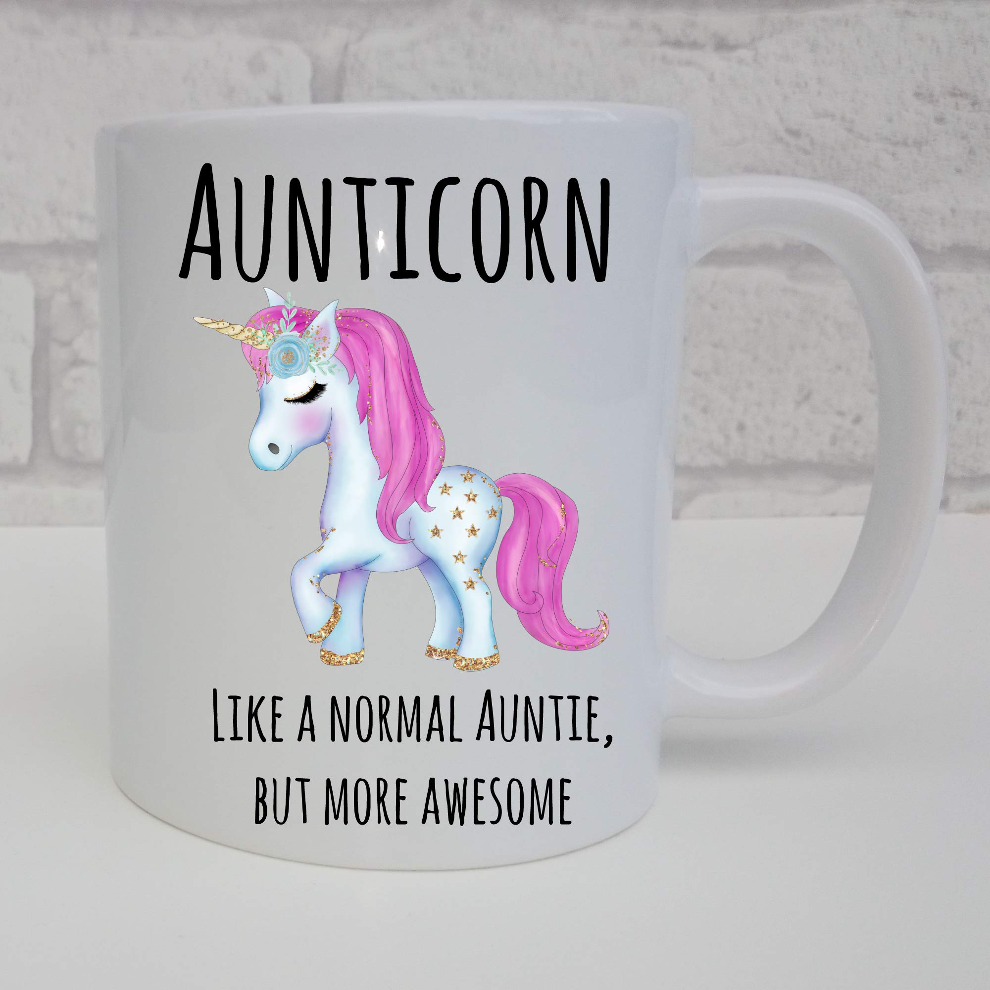 Aunticorn unicorn fun mug for Aunty, Aunt Auntie Coffee Cup fun Gift