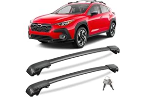 KINGGERI Roof Rack Cross Bars Compatible with Subaru crosstrek 2024-2026 Limited/Premium/Sport (Not for Wilderness) with Raised Side Rails, 220lbs Lockable Aluminum Roof Rails Crossbars Luggage