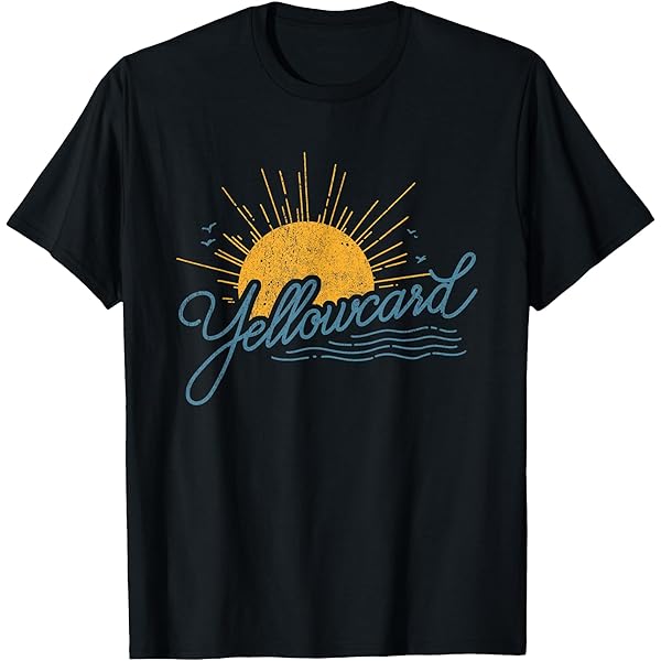 yellow card イエローカード バンドTシャツ Official Yellowcard Merchandise