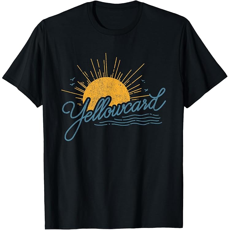 Amazon.com: Yellowcard Yellow Logo T-Shirt, Men's Unisex