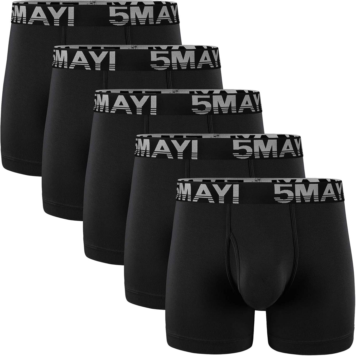 5Mayi Mens Boxer Briefs Men's Underwear Cotton Mens Underwear Men Pack