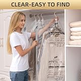 TAILI Hanging Vacuum Storage Bags 6 Jumbo 135x70x38 cm Wardrobe Organizer view 9