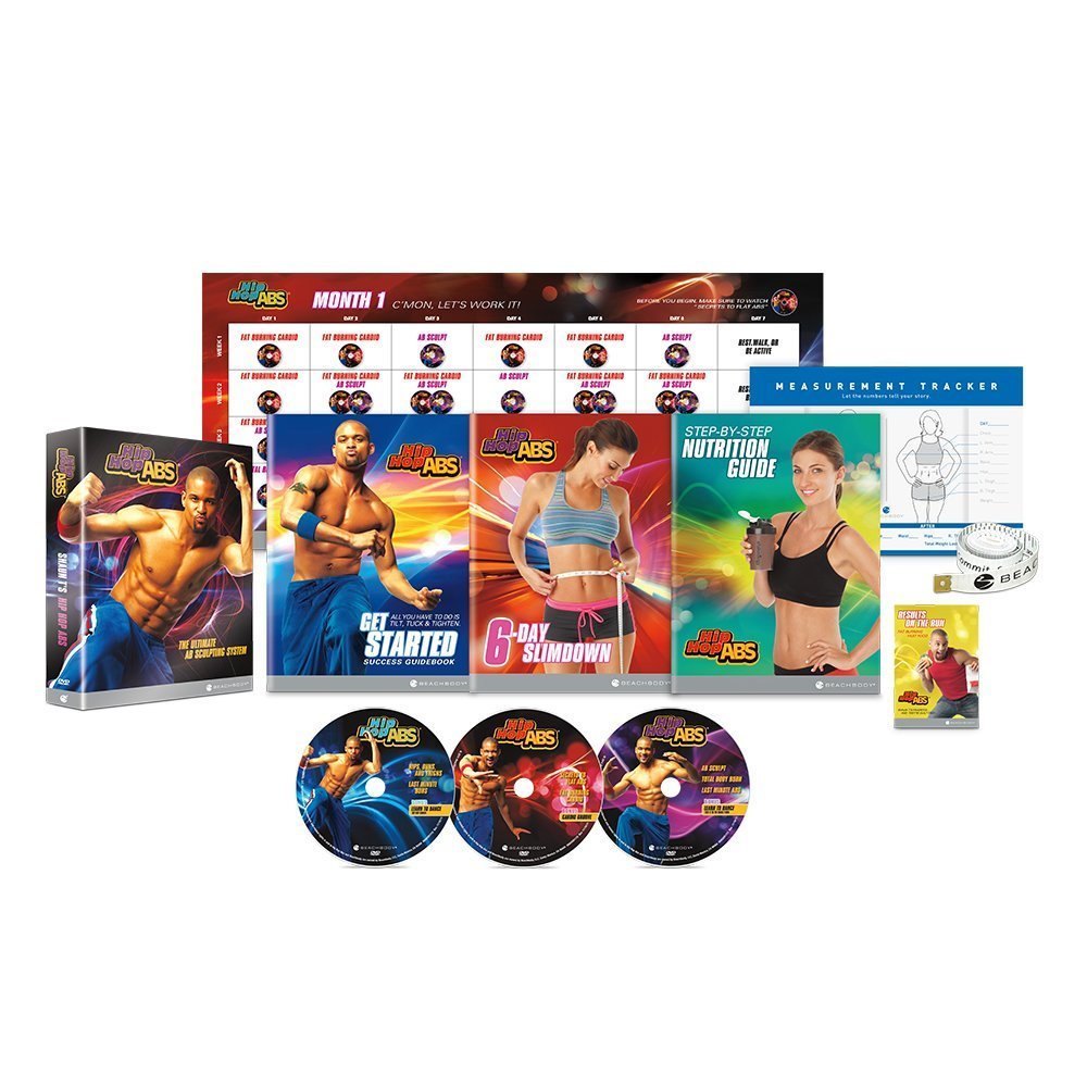 hip hop abs dvd fat burning cardio/ab sculpt/total body burn/secrets