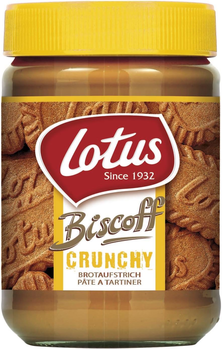 Lotus Original Caramelised Spread Crunchy 380 g (Pack of 4)