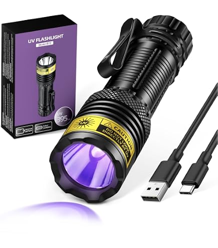 Amazon.com: Handheld UV Black Light Torch Portable Blacklight with LED : Tools & Home Improvement Amazon.com: Handheld UV Black Light Torch Portable Blacklight with LED : Tools & Home Improvement