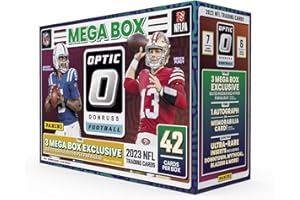 2023 Panini Donruss Optic Football Hobby Trading Card Mega Box (Red Hyper Parallels)