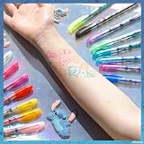 Townley Girl Stitch 16 Piece Glitter Pen Body Art Set Disney Princess view 3