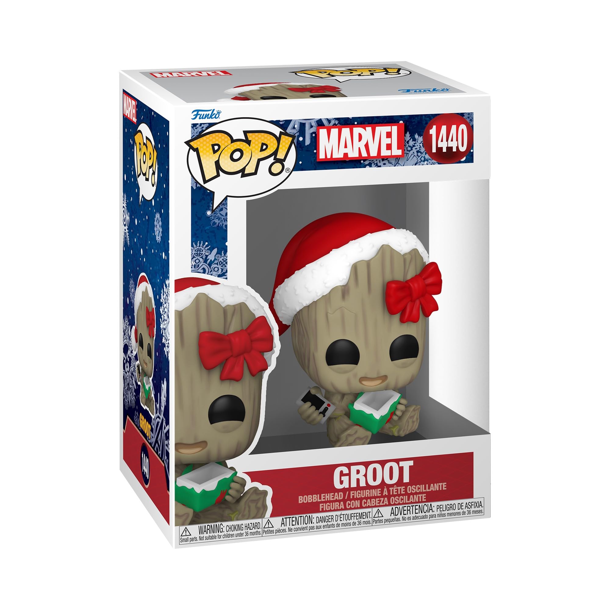 Funko Pop! Marvel: Holiday - Groot - Marvel Comics - Collectable Vinyl Figure - Gift Idea - Official Merchandise - Toys for Kids & Adults - Comic Books Fans - Model Figure for Collectors and Display